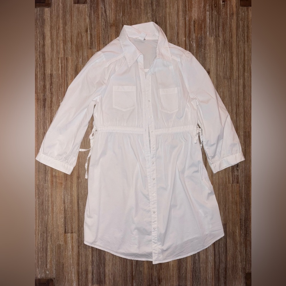 H&M BUTTON DOWN SHIRT DRESS